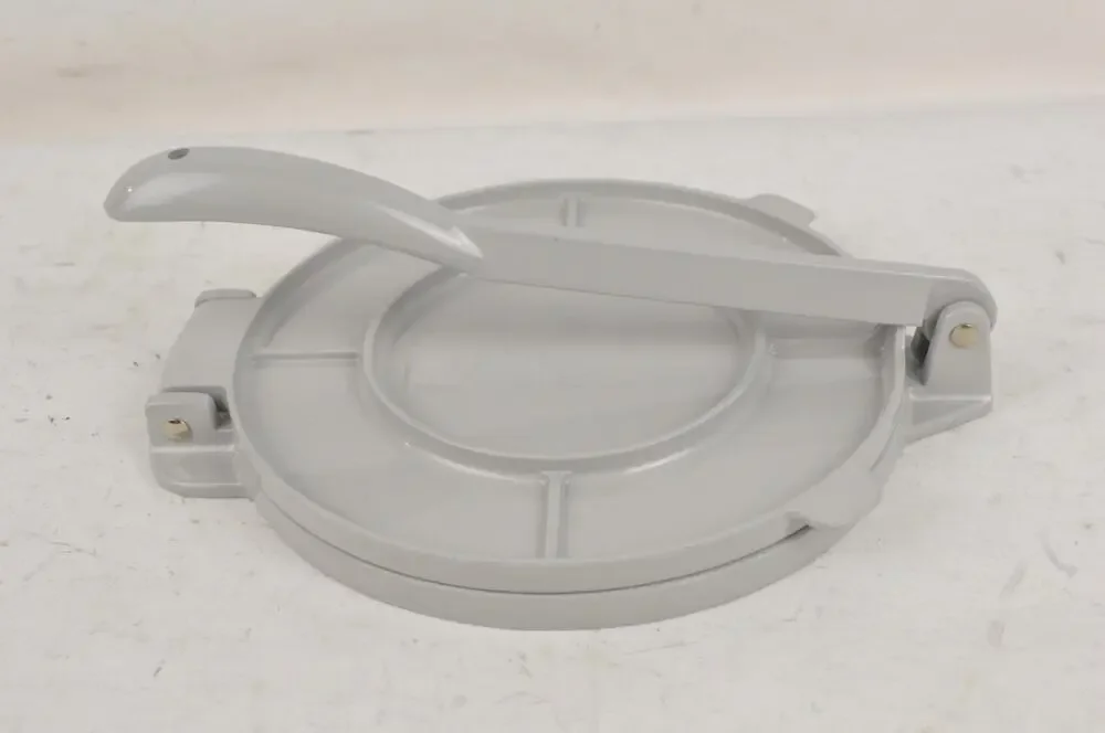 IMUSA USA 8 Inch Tortilla Press Silver Aluminum Corn Press Maker